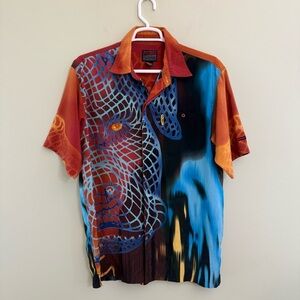 Rare Vintage 2000’s FUBU y2k digital dog pitbull graphic size XL shirt